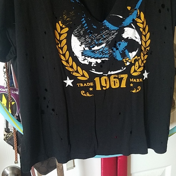 Distressed Choker Top - Picture 3 of 4